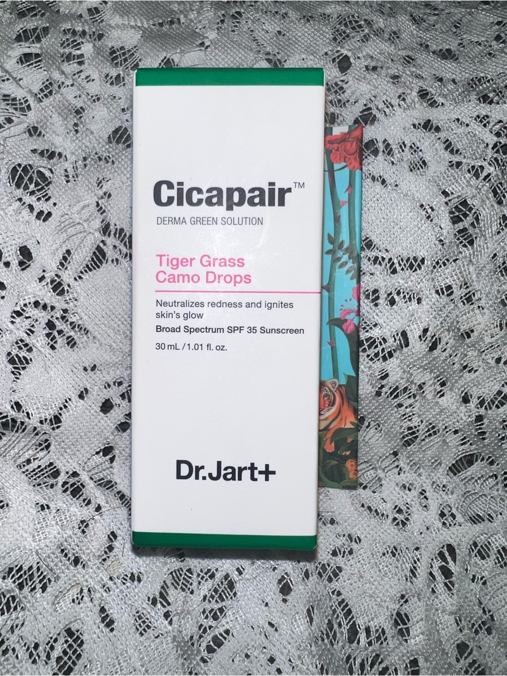 Dr.Jart Cicapair tiger grass drops brand new -camouflages imperfections & rednes